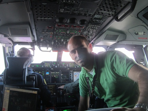 My first flight on-board the A400M.