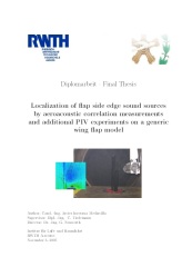Master thesis front page.